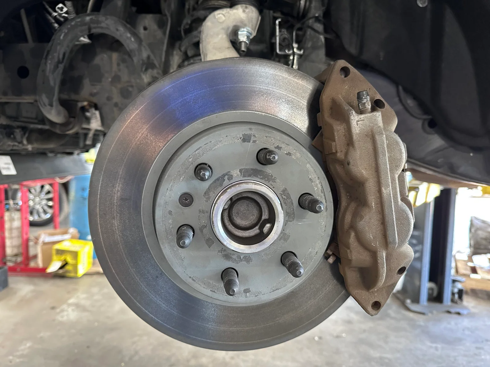 Image: Brake Rotor on Vehicle